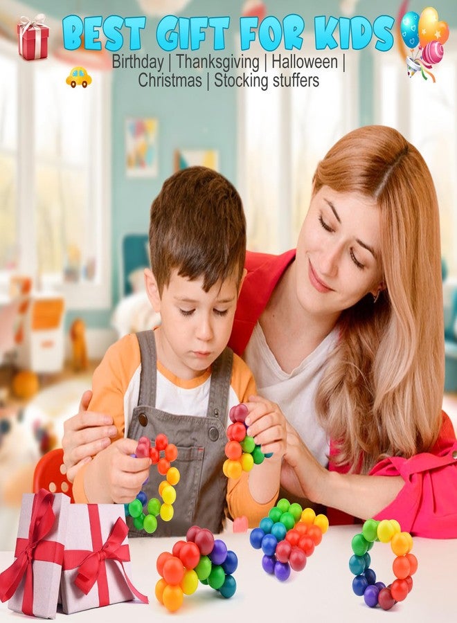 Yrissmiss ألعاب حسية للأطفال المصابين بالتوحد من Yrissmiss، ألعاب لتخفيف التوتر للكبار والصغار، لعبة للأطفال الصغار من عمر 3-4 سنوات، هدية مثالية لعيد الميلاد، لعبة سفر بالطائرة أو السيارة للأطفال من عمر 3-5 سنوات - Image 5